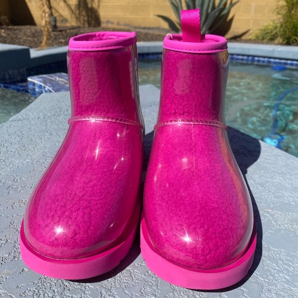 UGG hot pink waterproof boots NWOB - Picture 6 of 9